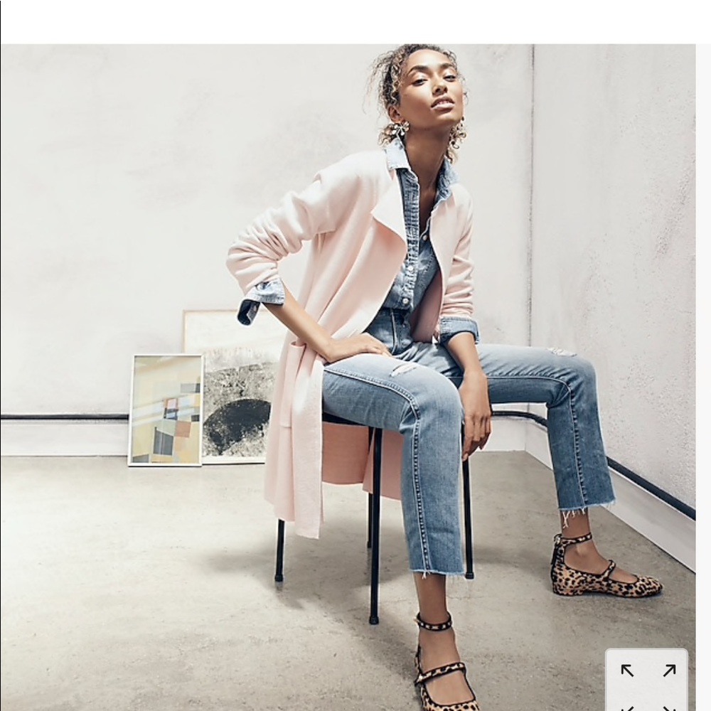 J Crew Leopard Flats Suede and leather